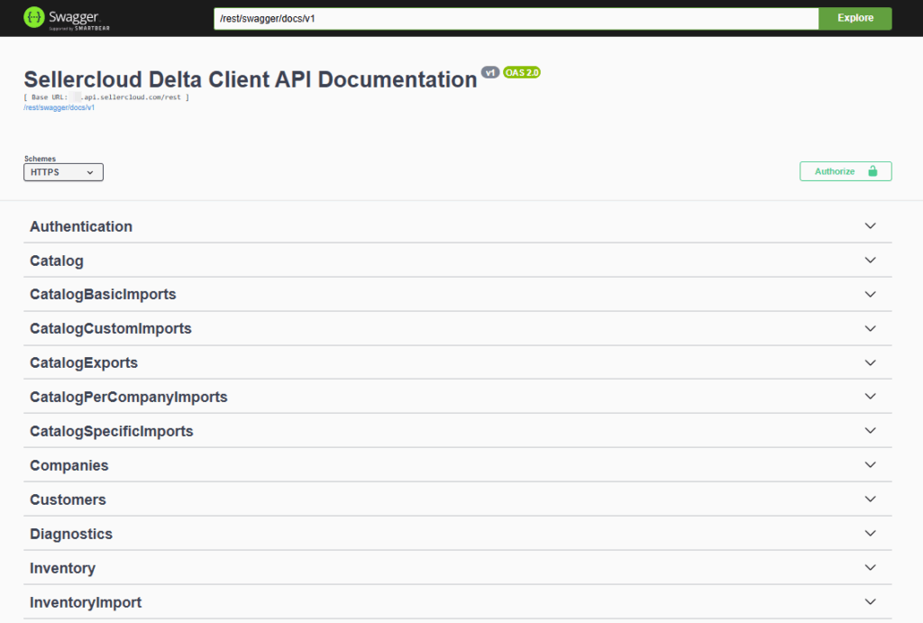 REST Services Overview (+ Intro to Swagger) - Sellercloud API Docs
