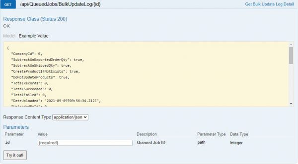 Get Bulk Update Log Details - Sellercloud API Docs